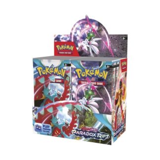 Pokemon TCG Scarlet & Violet Paradox Rift Booster display